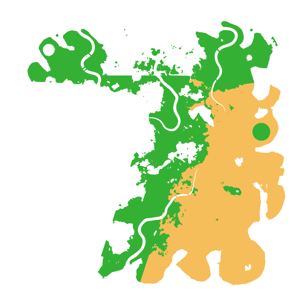 Biome Rust Map: Procedural Map, Size: 4500, Seed: 99063934