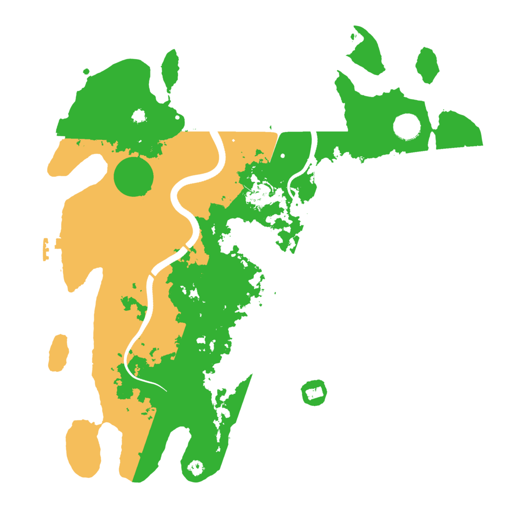 Biome Rust Map: Procedural Map, Size: 3500, Seed: 1716854702