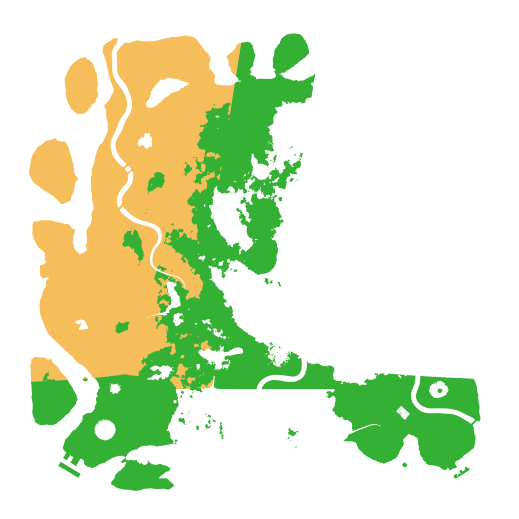 Biome Rust Map: Procedural Map, Size: 4500, Seed: 123485932