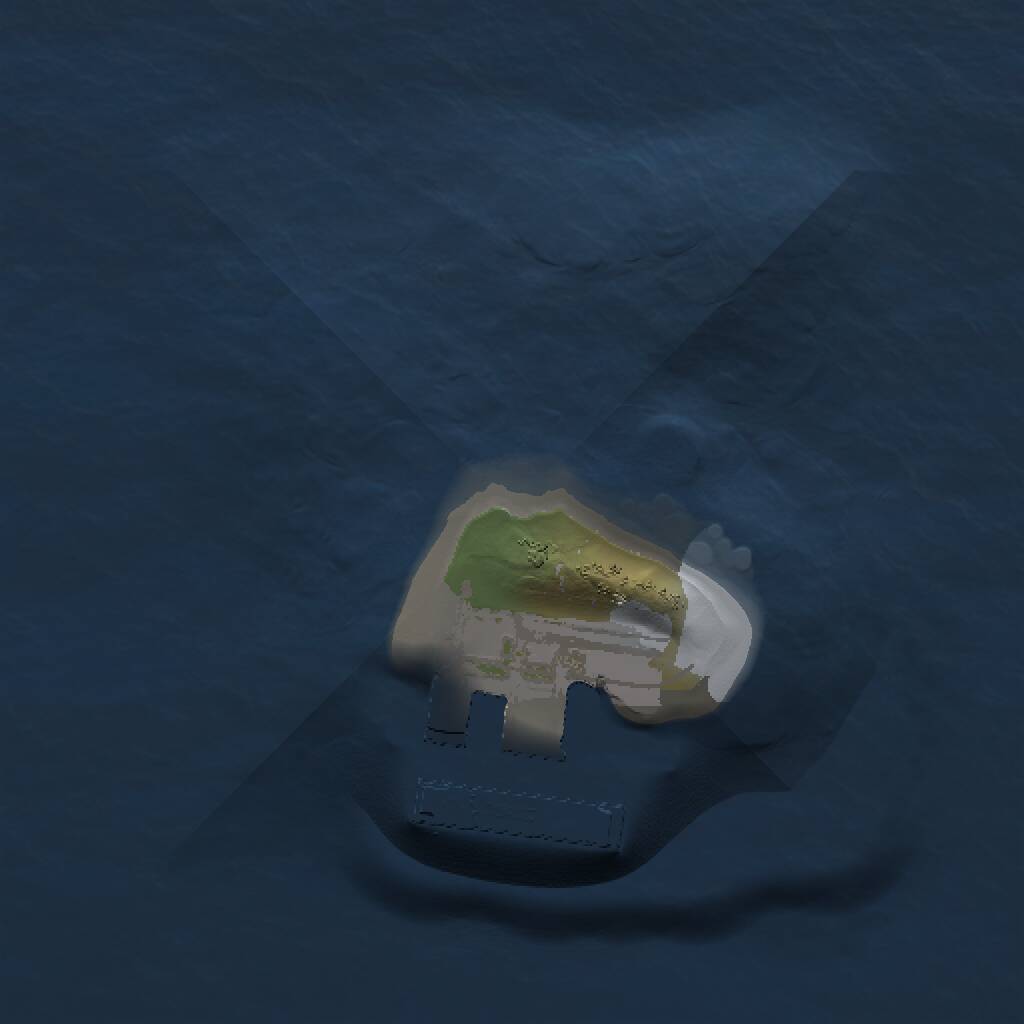 Rust Map: Procedural Map, Size: 1000, Seed: 863643977, 2 Monuments