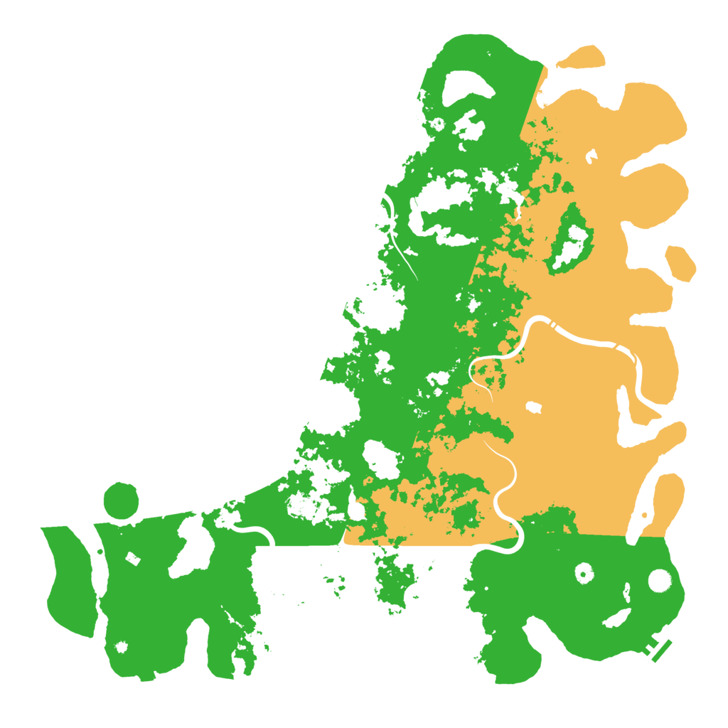 Biome Rust Map: Procedural Map, Size: 5500, Seed: 726100408