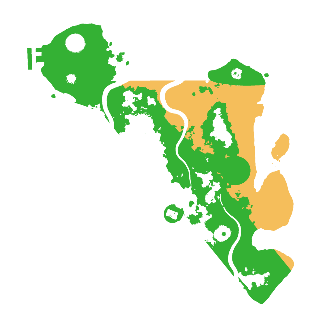 Biome Rust Map: Procedural Map, Size: 3000, Seed: 401598556