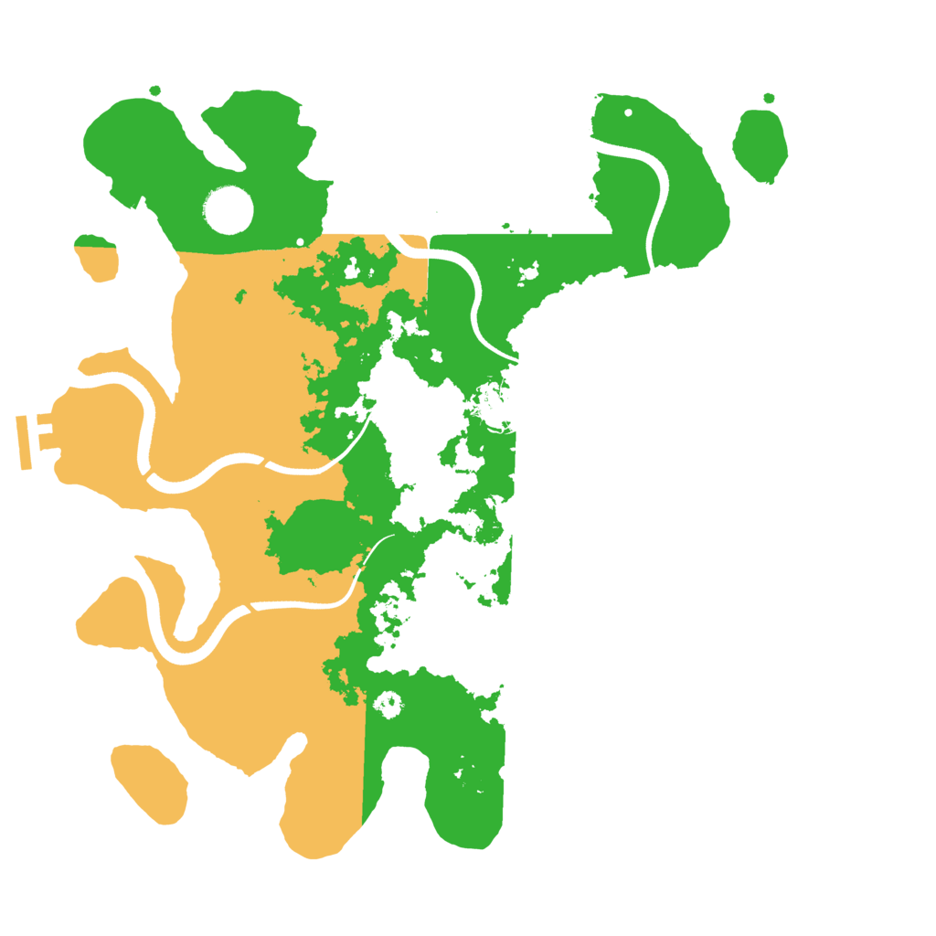 Biome Rust Map: Procedural Map, Size: 3500, Seed: 540287470