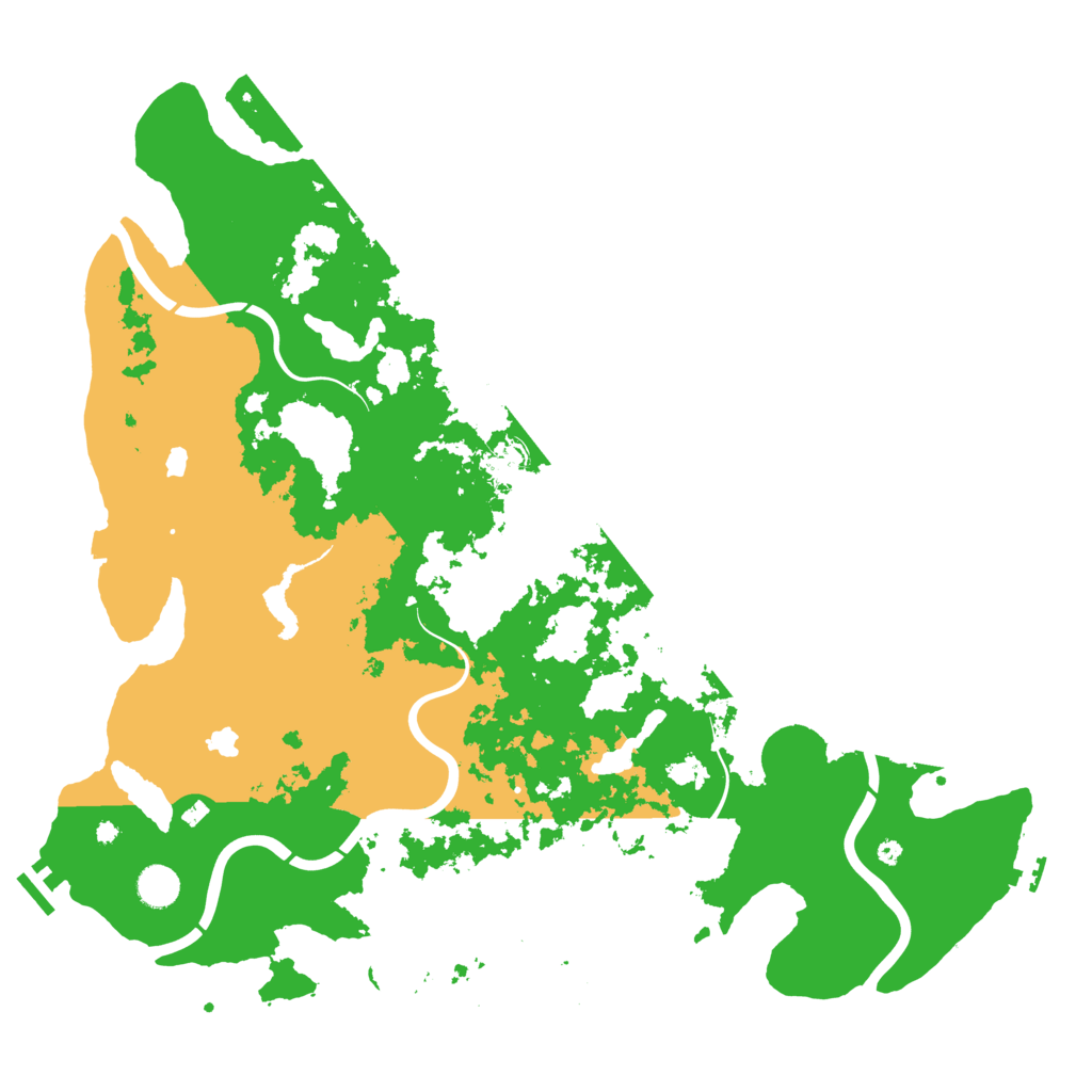 Biome Rust Map: Procedural Map, Size: 4500, Seed: 312081373