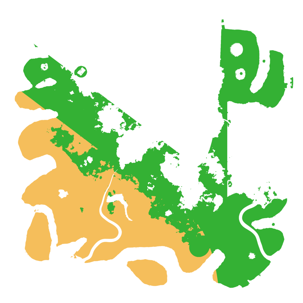 Biome Rust Map: Procedural Map, Size: 4200, Seed: 1116111500