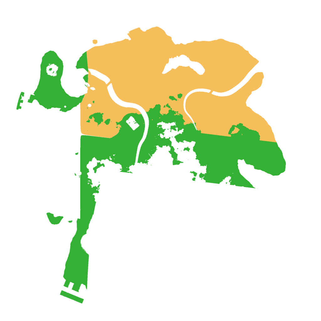 Biome Rust Map: Procedural Map, Size: 2700, Seed: 1766059302