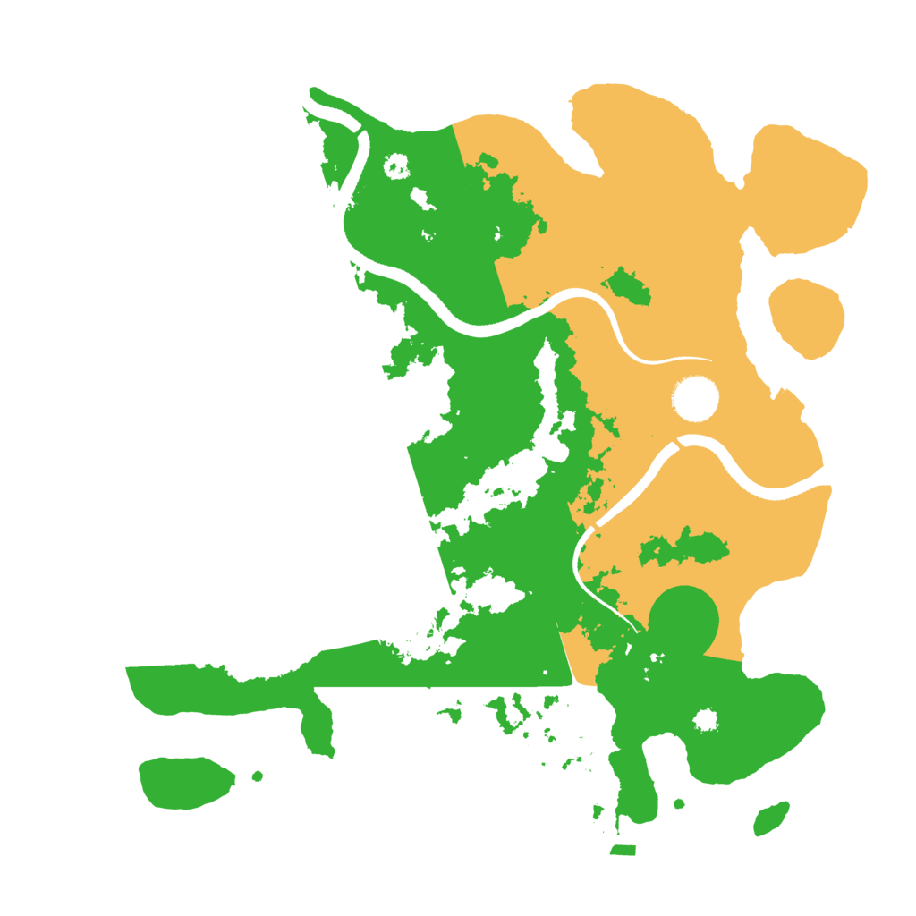 Biome Rust Map: Procedural Map, Size: 3500, Seed: 2111004722