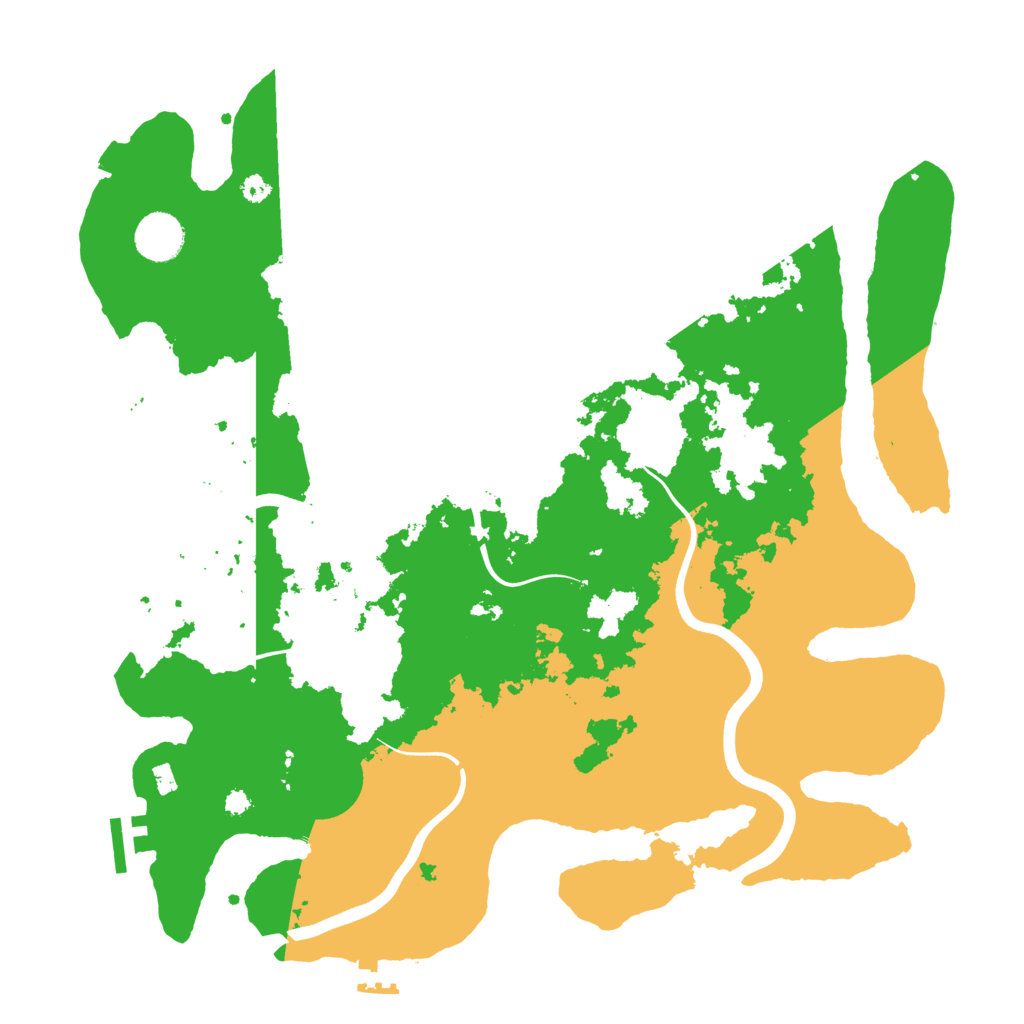 Biome Rust Map: Procedural Map, Size: 3750, Seed: 18122025