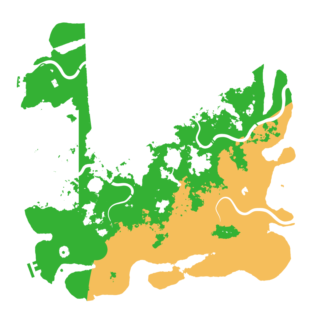 Biome Rust Map: Procedural Map, Size: 4350, Seed: 18122025