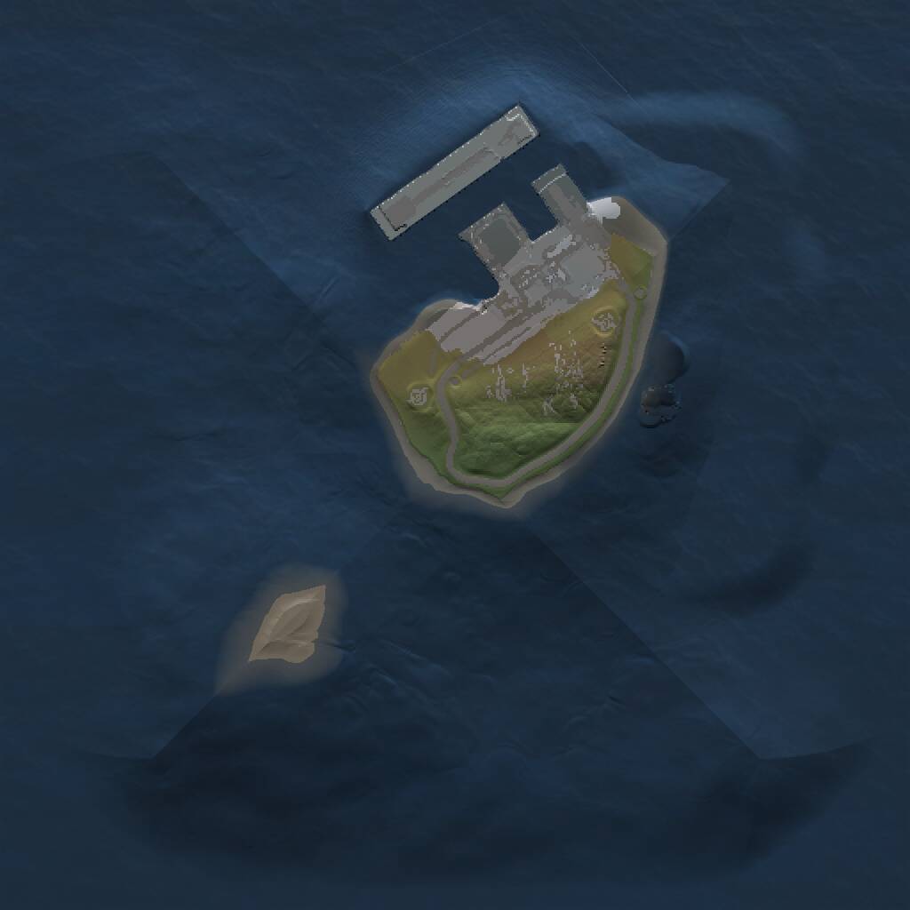 Rust Map: Procedural Map, Size: 1000, Seed: 225672066, 2 Monuments