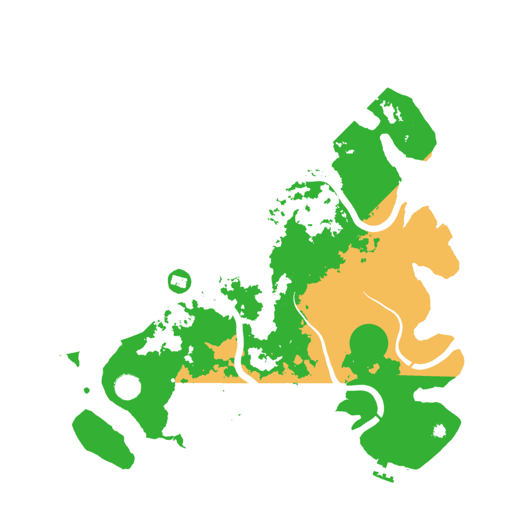 Biome Rust Map: Procedural Map, Size: 3500, Seed: 1106435984
