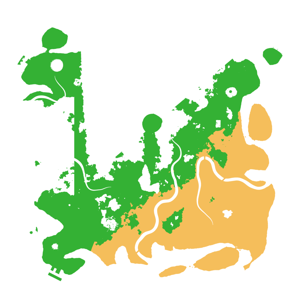 Biome Rust Map: Procedural Map, Size: 4200, Seed: 106100095