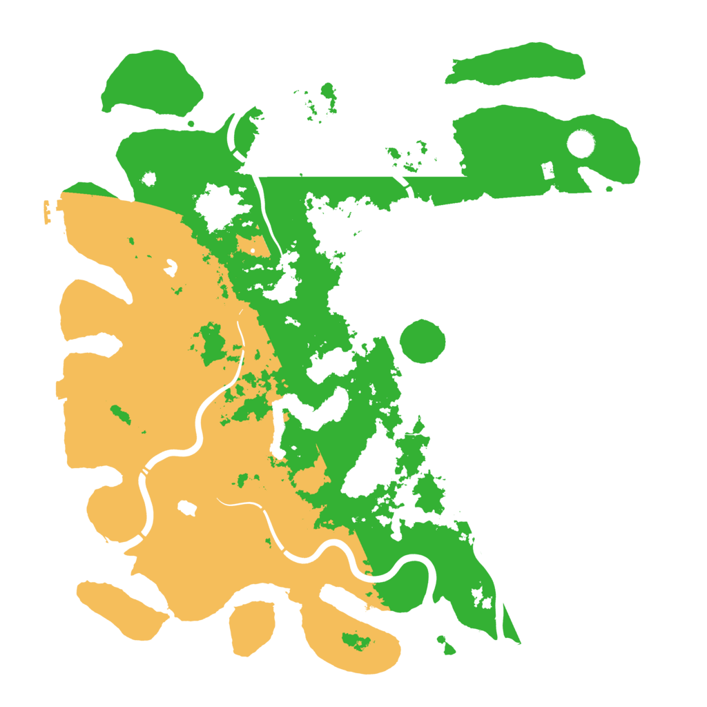 Biome Rust Map: Procedural Map, Size: 4500, Seed: 731689049