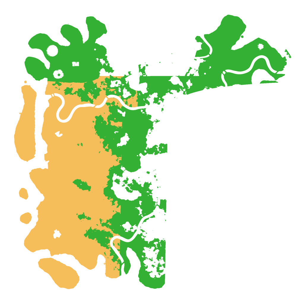 Biome Rust Map: Procedural Map, Size: 4750, Seed: 143372867