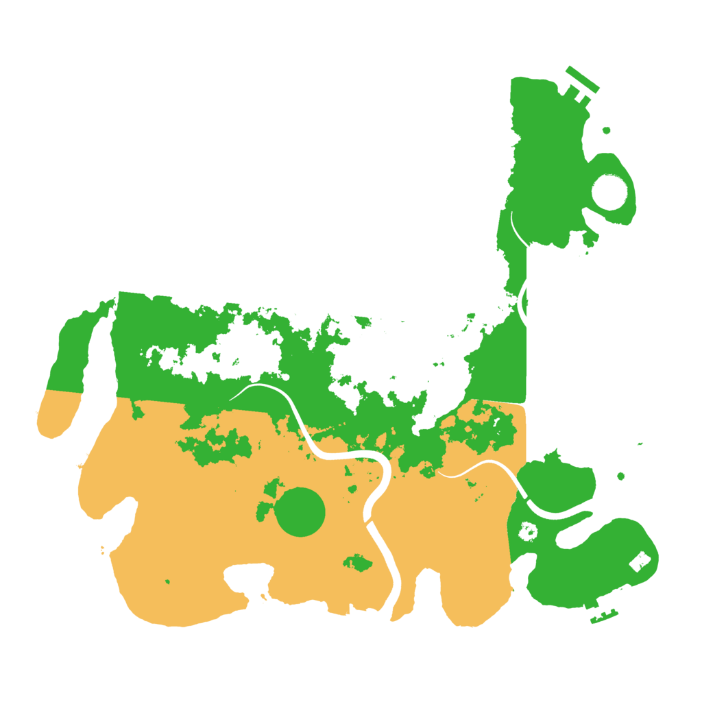 Biome Rust Map: Procedural Map, Size: 3750, Seed: 1089020193