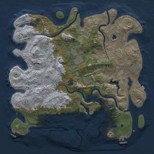 Thumbnail Rust Map: Procedural Map, Size: 4250, Seed: 1939878208, 16 Monuments