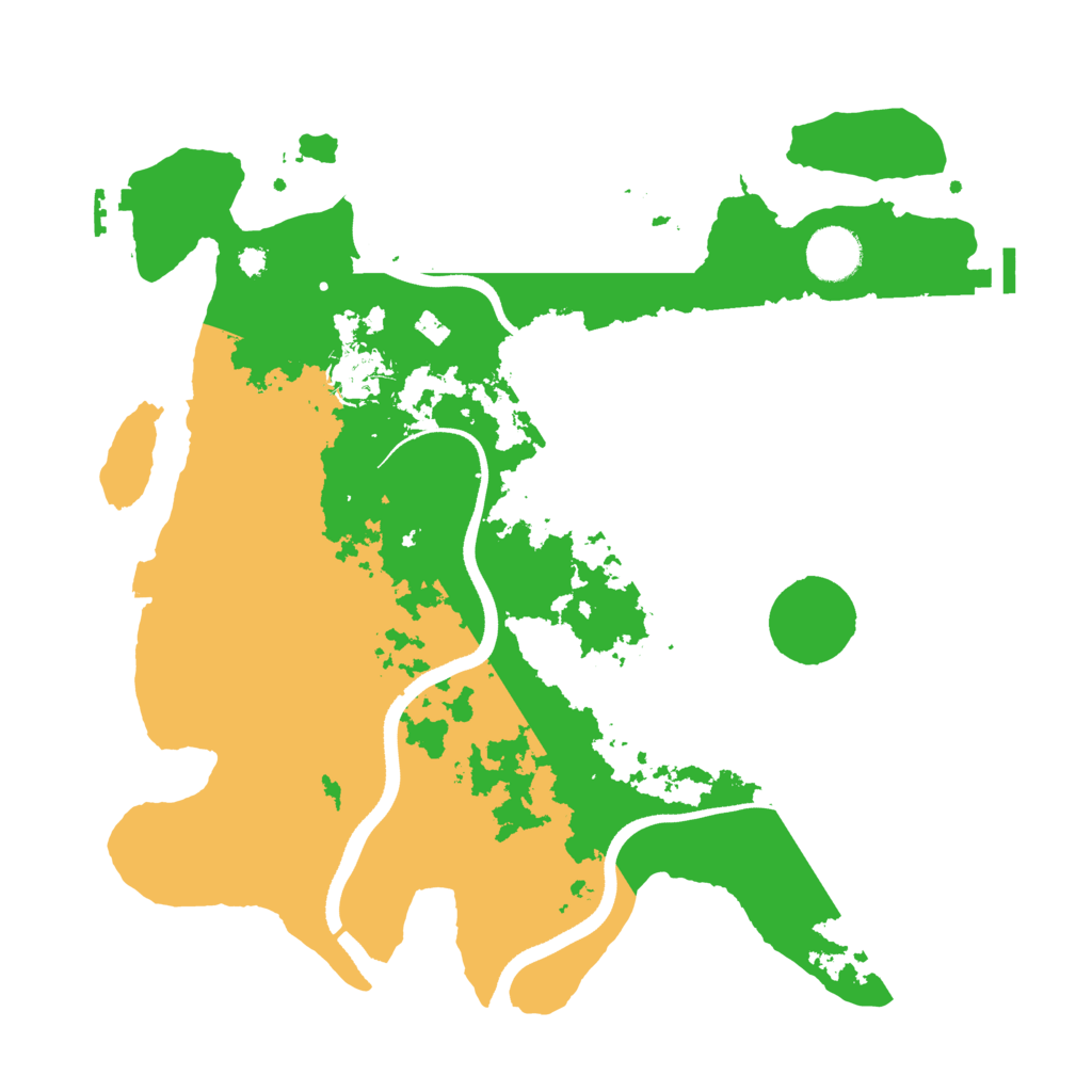 Biome Rust Map: Procedural Map, Size: 3500, Seed: 1247109981