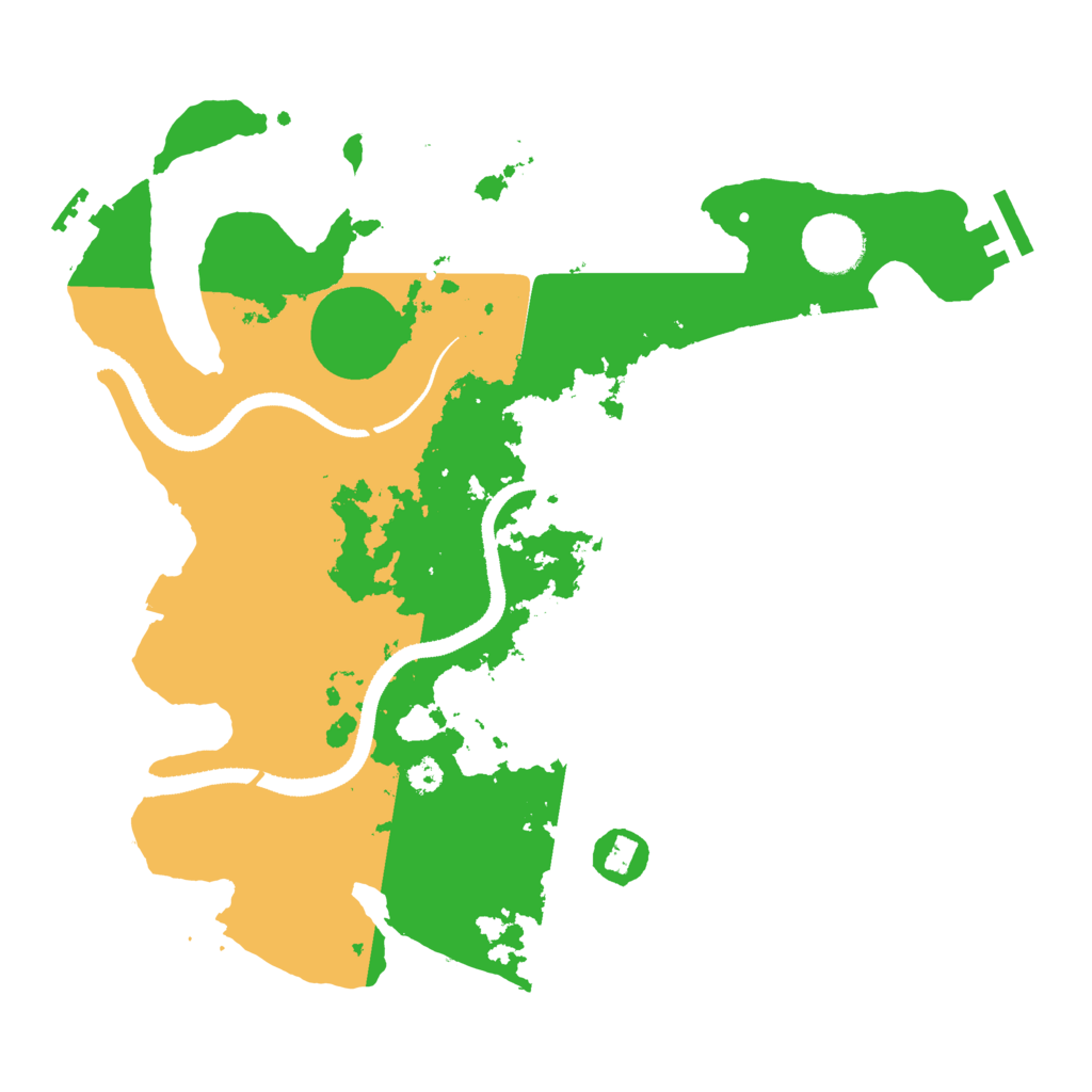 Biome Rust Map: Procedural Map, Size: 3250, Seed: 9533