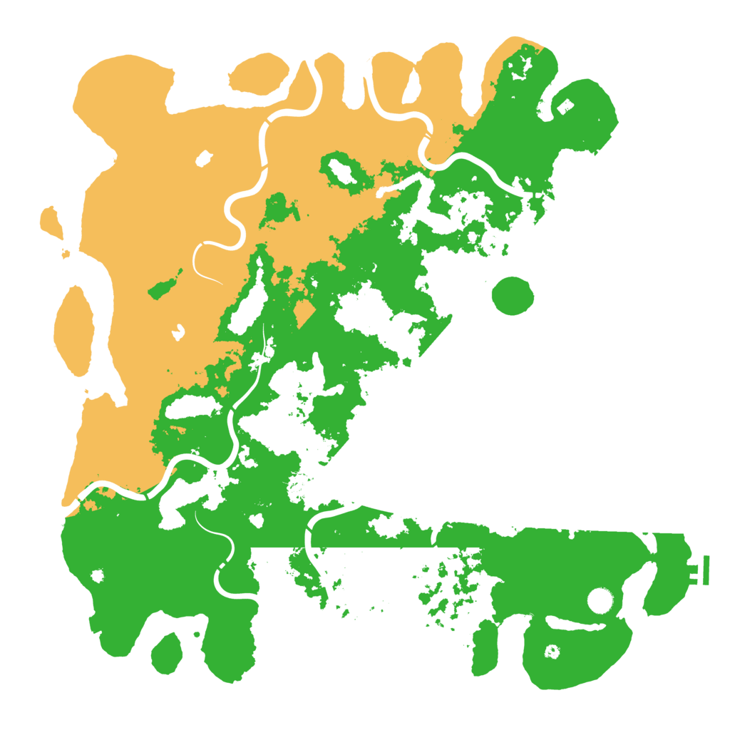 Biome Rust Map: Procedural Map, Size: 5000, Seed: 74368