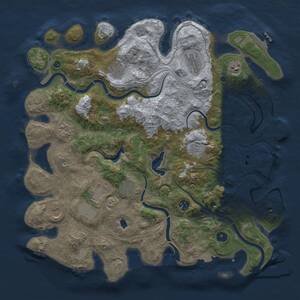 Thumbnail Rust Map: Procedural Map, Size: 4250, Seed: 282150776, 16 Monuments