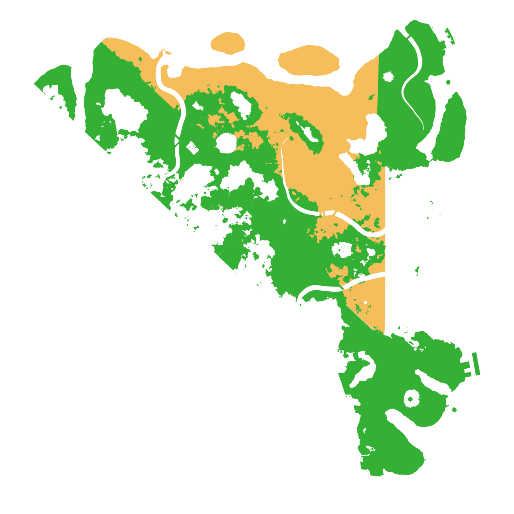 Biome Rust Map: Procedural Map, Size: 4500, Seed: 590403448