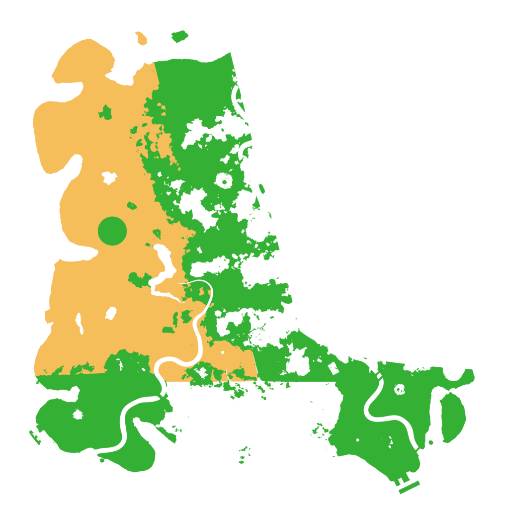 Biome Rust Map: Procedural Map, Size: 4650, Seed: 186530266