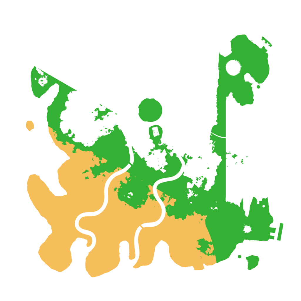 Biome Rust Map: Procedural Map, Size: 3500, Seed: 1310280621