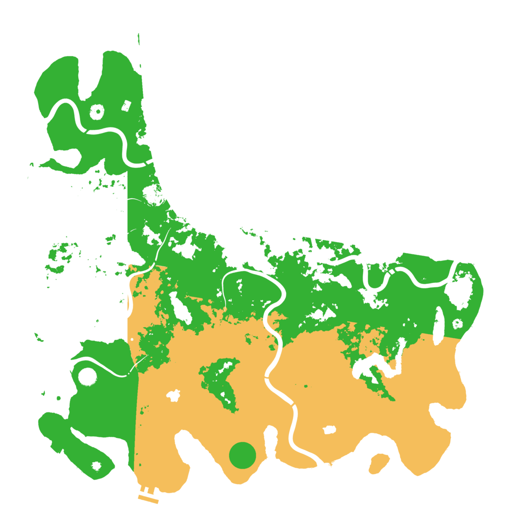 Biome Rust Map: Procedural Map, Size: 5000, Seed: 651670372