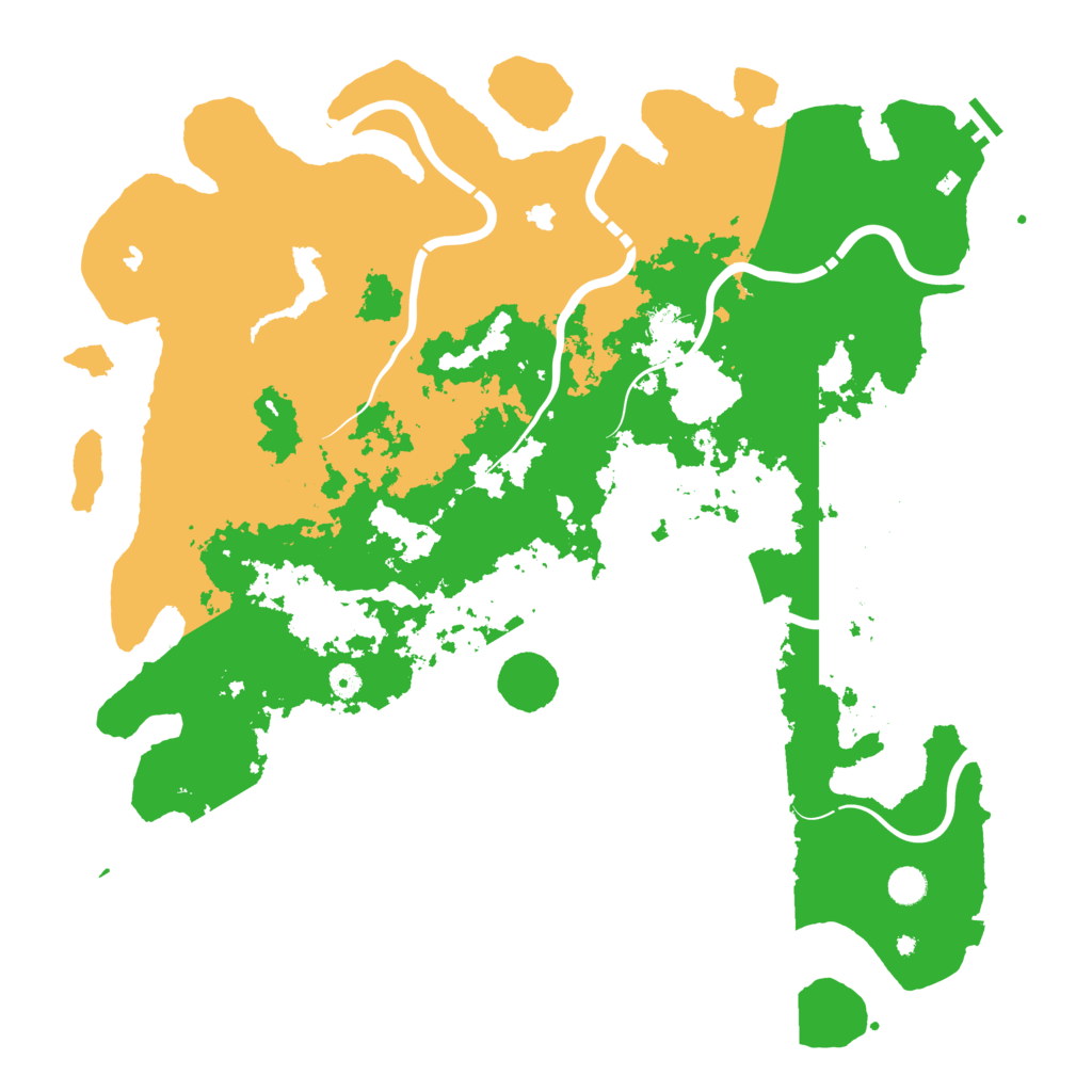 Biome Rust Map: Procedural Map, Size: 5000, Seed: 347646