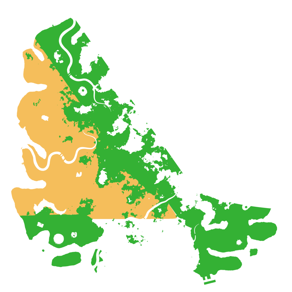 Biome Rust Map: Procedural Map, Size: 5000, Seed: 2936757