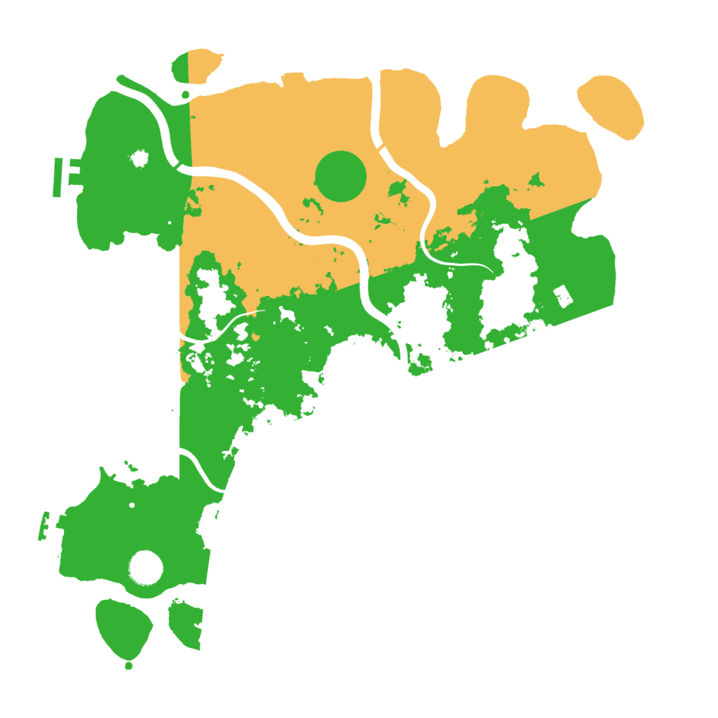 Biome Rust Map: Procedural Map, Size: 3700, Seed: 1313034679