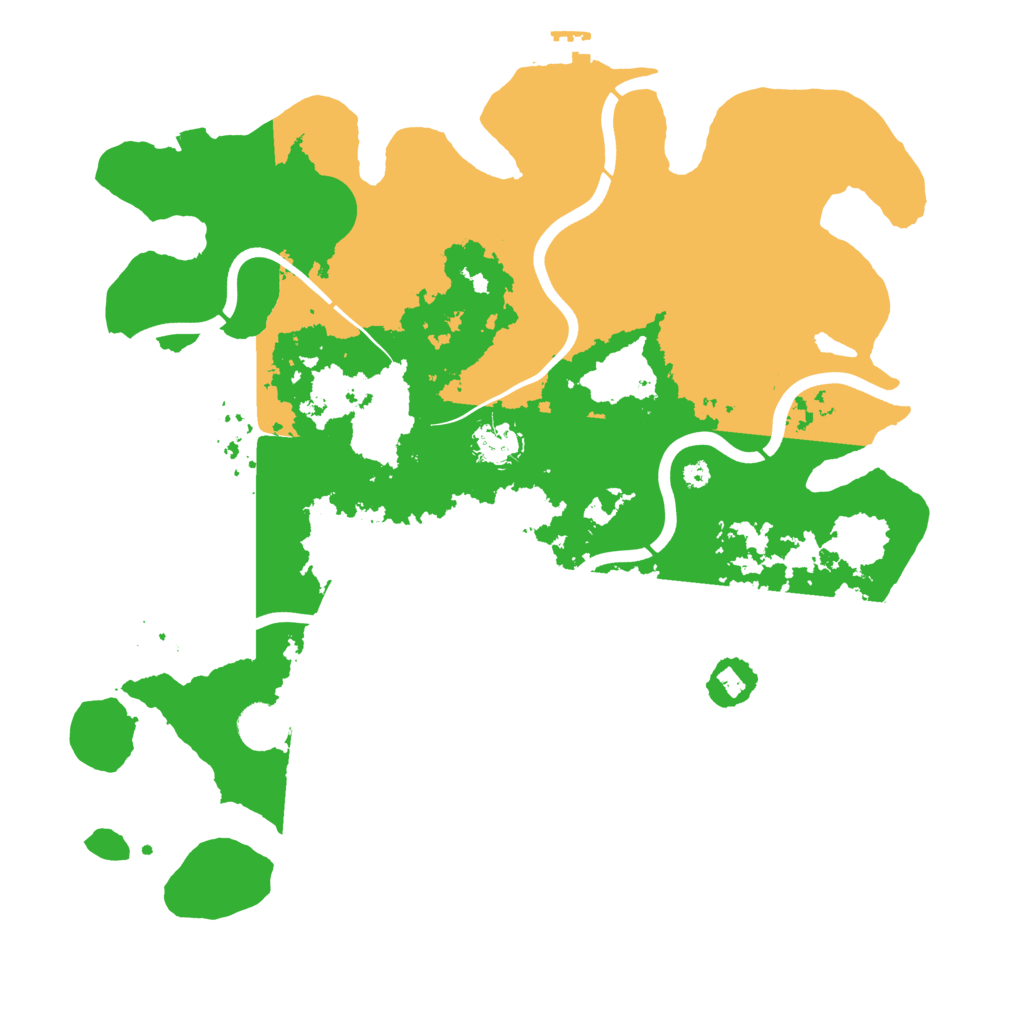 Biome Rust Map: Procedural Map, Size: 3900, Seed: 98836329
