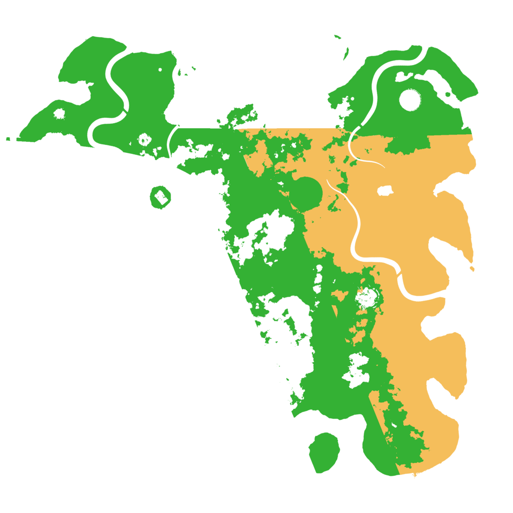 Biome Rust Map: Procedural Map, Size: 4200, Seed: 8007691