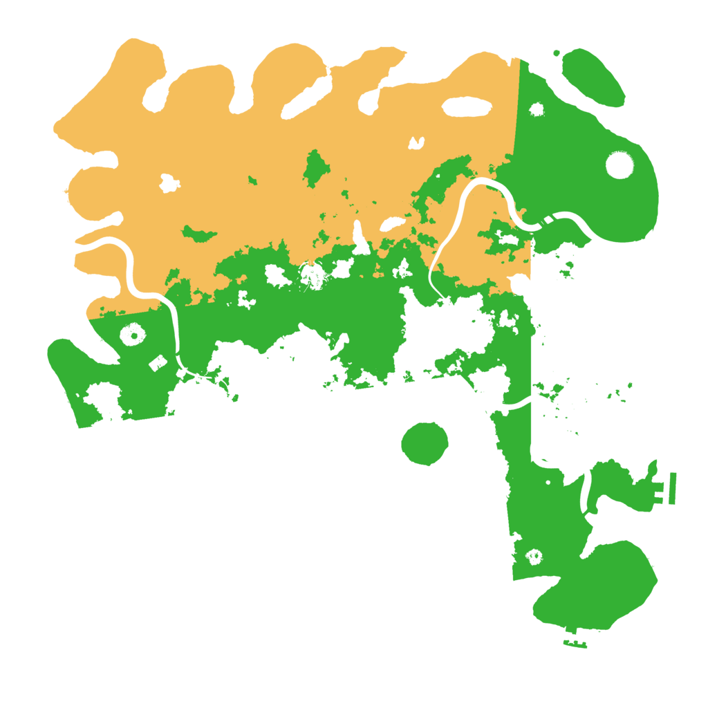 Biome Rust Map: Procedural Map, Size: 4500, Seed: 234792512