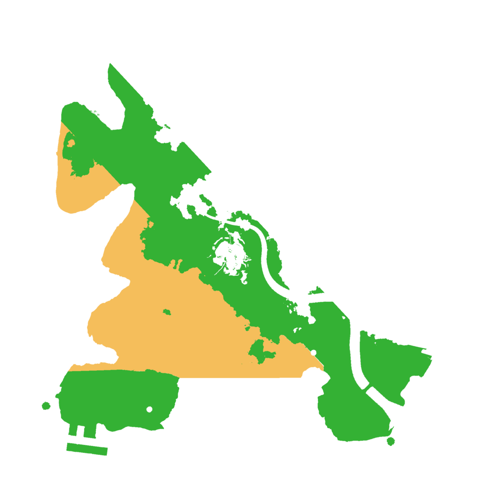 Biome Rust Map: Procedural Map, Size: 2500, Seed: 248336172
