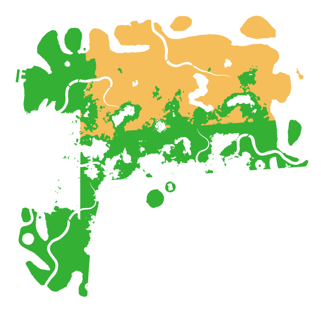 Biome Rust Map: Procedural Map, Size: 5000, Seed: 175155