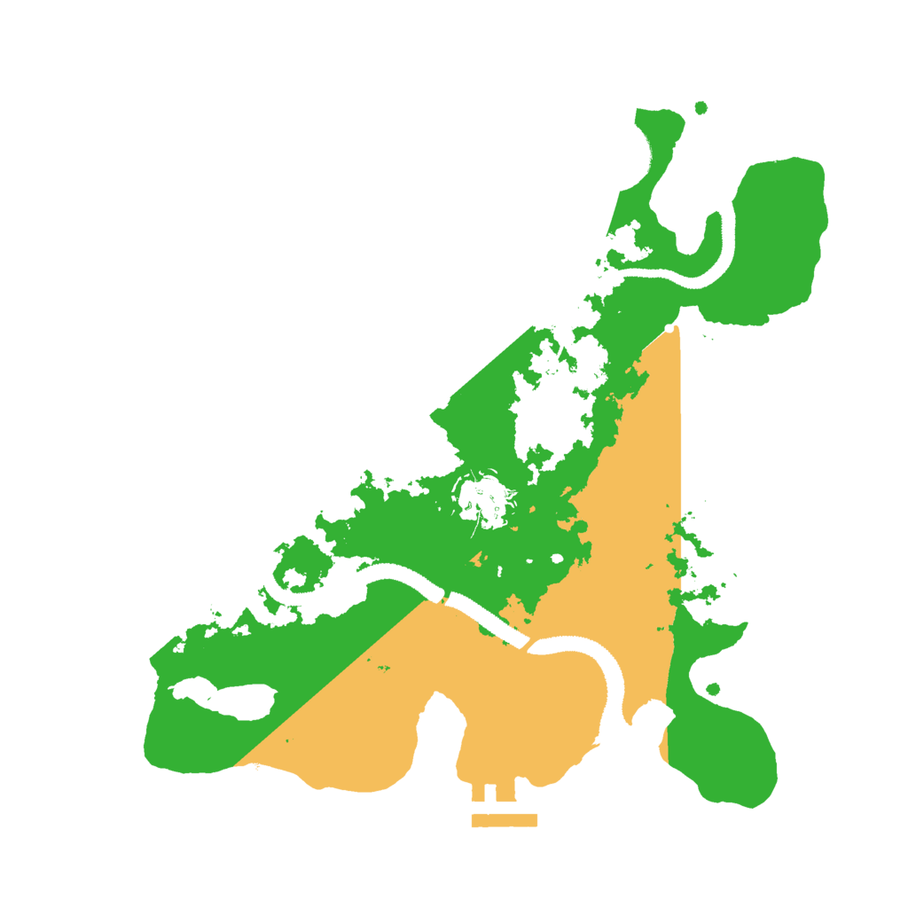 Biome Rust Map: Procedural Map, Size: 2800, Seed: 629450569