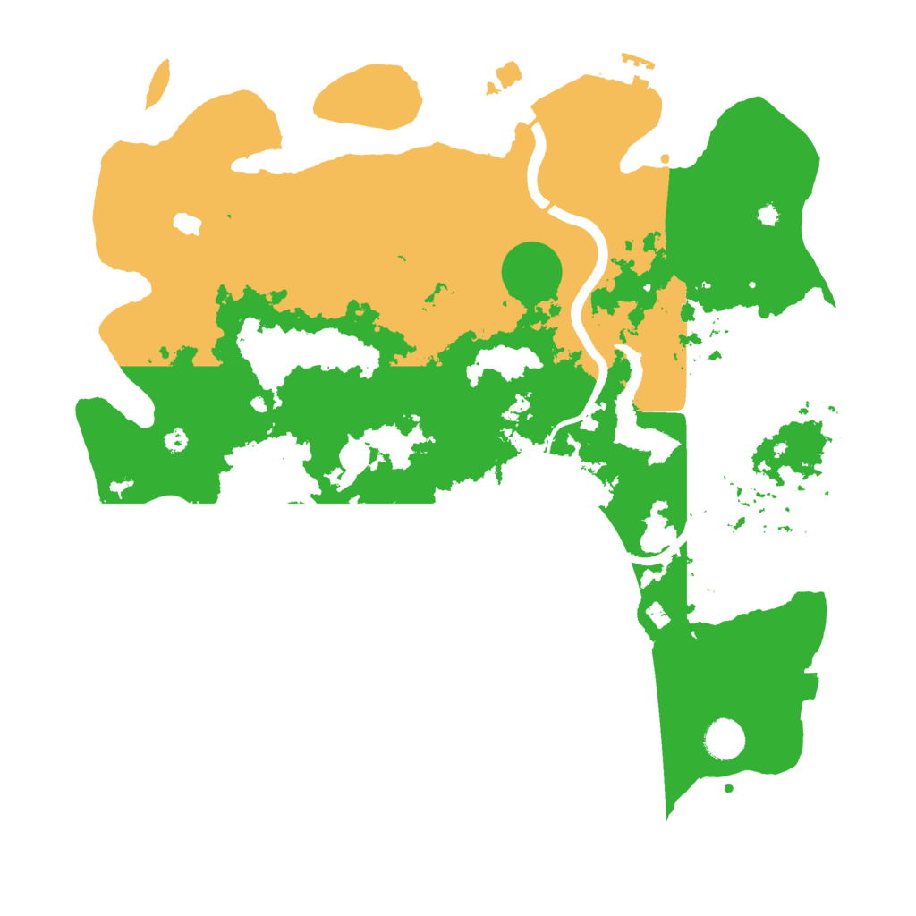 Biome Rust Map: Procedural Map, Size: 4000, Seed: 546274487