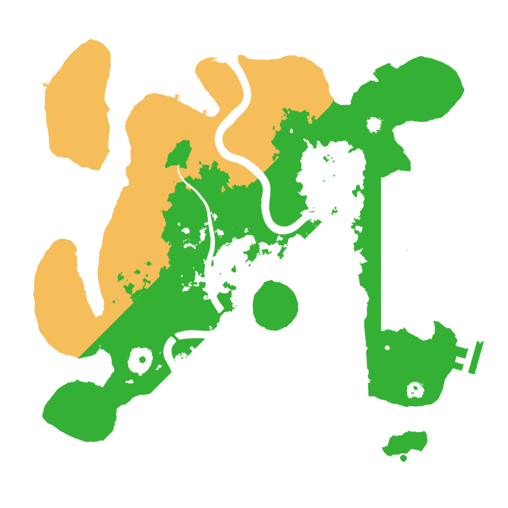 Biome Rust Map: Procedural Map, Size: 3000, Seed: 1334925601