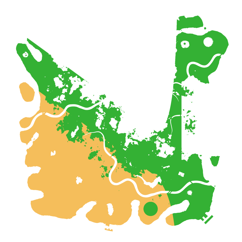 Biome Rust Map: Procedural Map, Size: 4500, Seed: 459556229