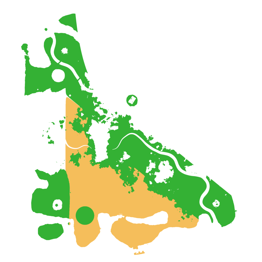 Biome Rust Map: Procedural Map, Size: 3750, Seed: 383653