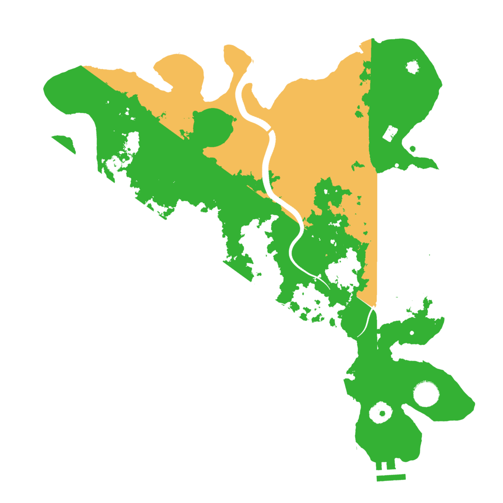 Biome Rust Map: Procedural Map, Size: 3500, Seed: 455691926