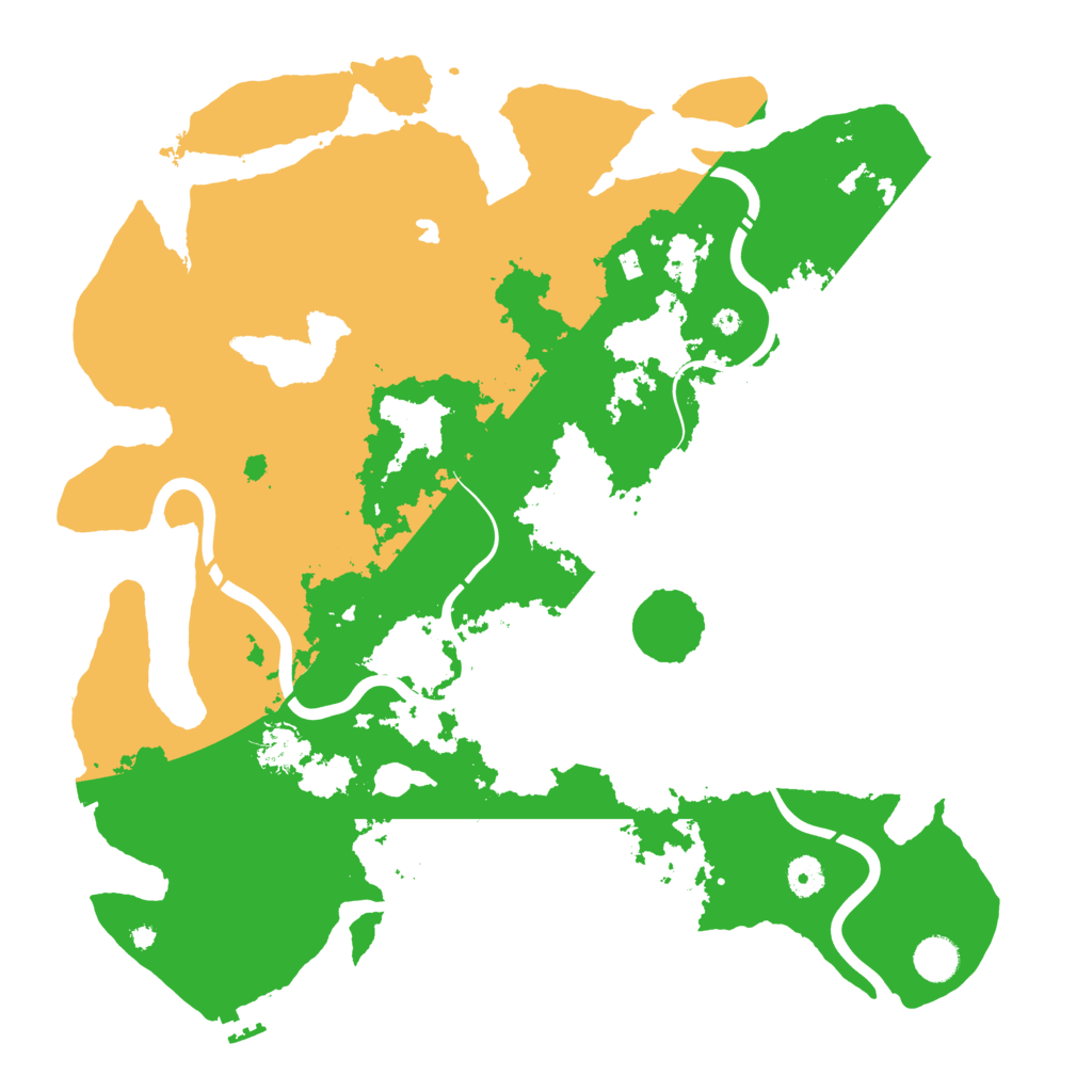 Biome Rust Map: Procedural Map, Size: 4250, Seed: 31854
