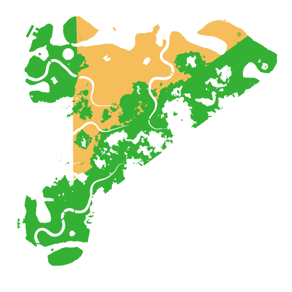 Biome Rust Map: Procedural Map, Size: 4500, Seed: 74132091