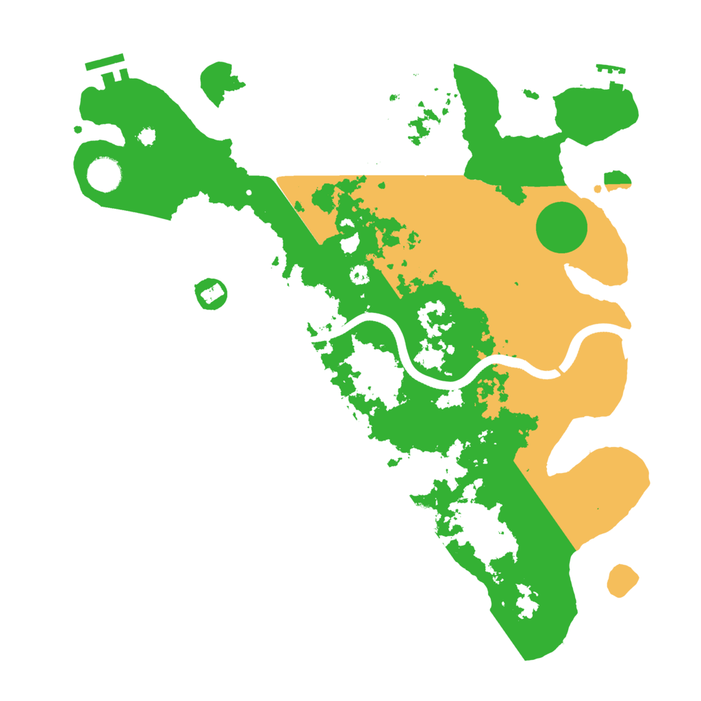 Biome Rust Map: Procedural Map, Size: 3600, Seed: 710