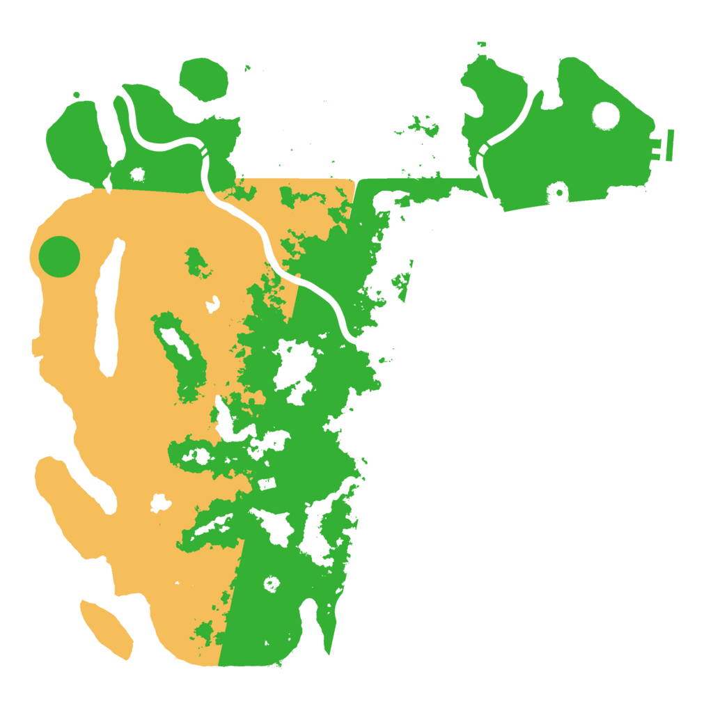 Biome Rust Map: Procedural Map, Size: 4550, Seed: 452847125