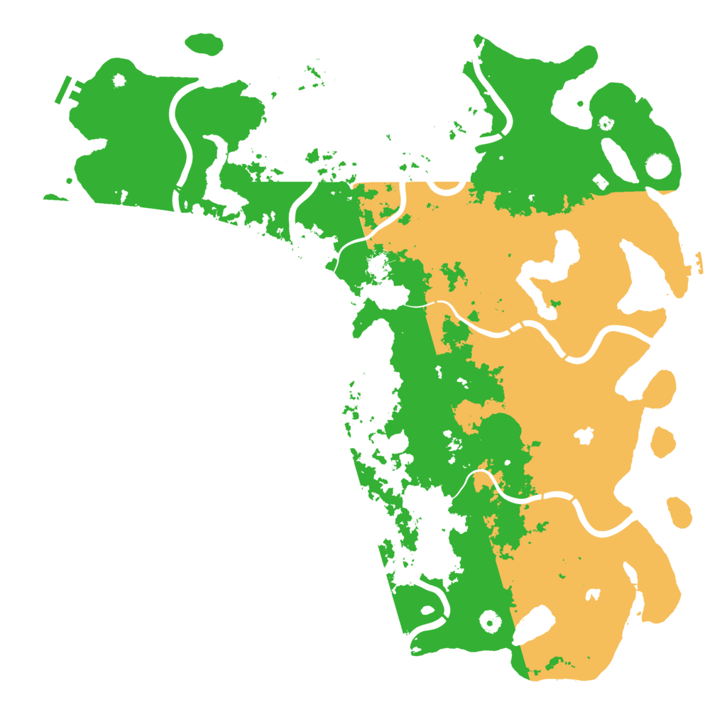 Biome Rust Map: Procedural Map, Size: 5000, Seed: 130481