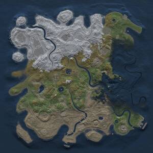 Thumbnail Rust Map: Procedural Map, Size: 4250, Seed: 1581010840, 17 Monuments