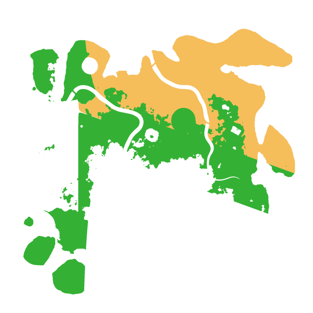 Biome Rust Map: Procedural Map, Size: 3500, Seed: 1656636891