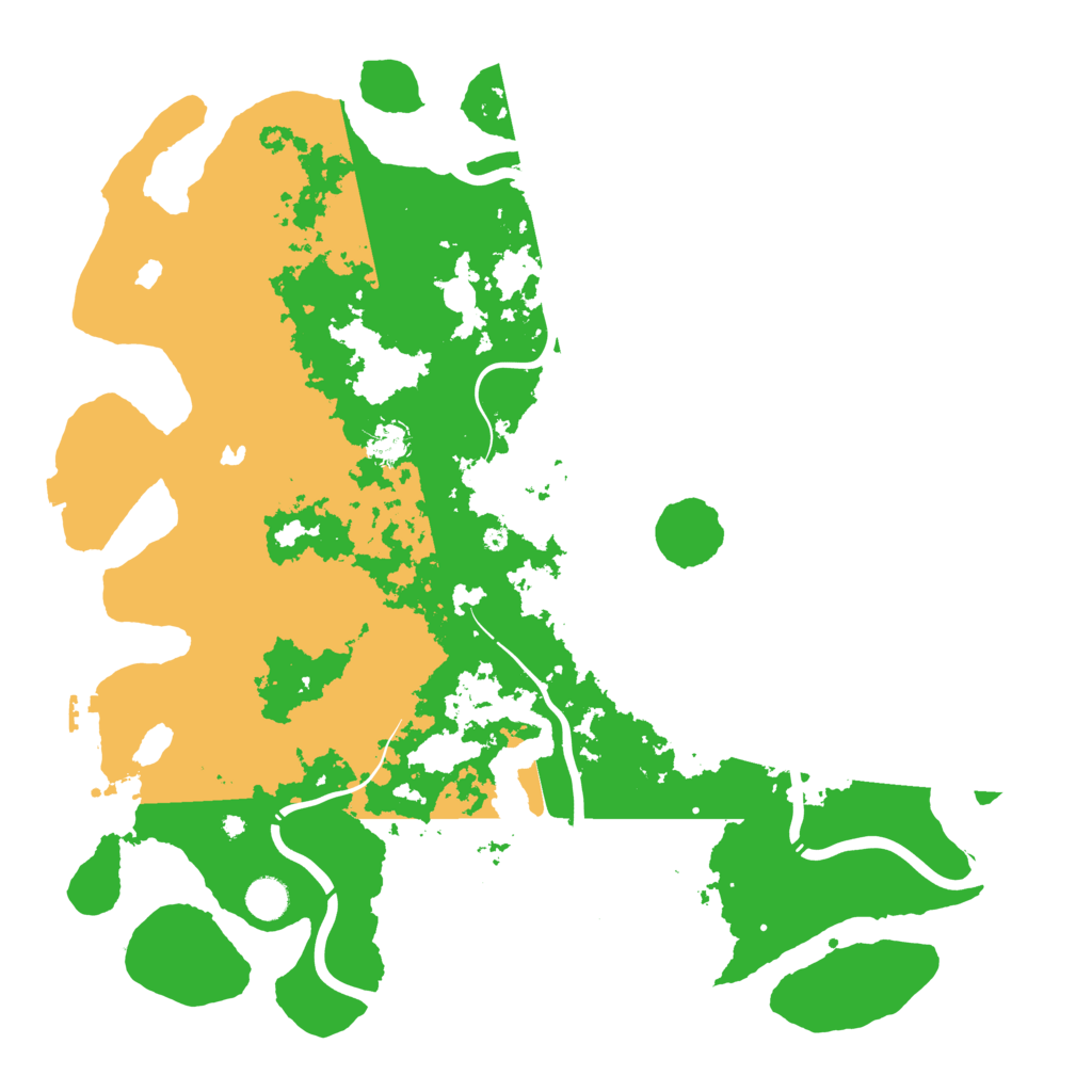 Biome Rust Map: Procedural Map, Size: 4500, Seed: 575452981
